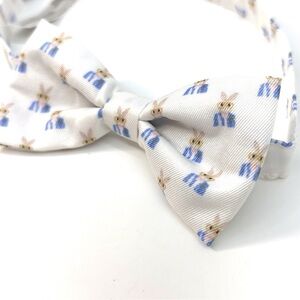 Janie and Jack🐰Floral Bunny Rabbit Ribbon Bow Tie Easter Boy Outfit Accessory